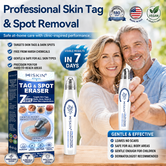 𝐇𝐈𝐒𝐊𝐈𝐍®👩‍⚕️【30%OFF only today】 𝟕-𝐃𝒂𝘆 𝐒𝗸𝐢𝐧 𝐓𝒂𝗴 & 𝐒𝐩𝙤𝐭 𝐄𝐫𝒂𝐬𝙚𝐫 Painless & Scar-Free Advanced Imperfection Removal Rollerball Pen