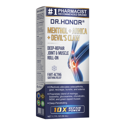 𝐃𝐑.𝐇𝐎𝐍𝐎𝐑® 𝗠𝗲𝗻𝘁𝗵𝗼𝗹 · 𝗔𝗿𝗻𝗶𝗰𝗮 × 𝗗𝗲𝘃𝗶𝗹’𝘀 𝗖𝗹𝗮𝘄 10-𝐢𝐧-𝟏 𝐀𝐝𝐯𝐚𝐧𝐜𝐞𝐝 𝐉𝐨𝐢𝐧𝐭 & 𝐌𝐮𝐬𝐜𝐥𝐞 𝐑𝐞𝐩𝐚𝐢𝐫 𝐑𝐨𝐥𝐥-𝐎𝐧 (𝐅𝐚𝐬𝐭-𝐀𝐜𝐭𝐢𝐧𝐠 𝐒𝐨𝐨𝐭𝐡𝐢𝐧𝐠 𝐑𝐞𝐥𝐢𝐞𝐟) | 𝐅𝐨𝐫 𝐎𝐬𝐭𝐞𝐨𝐚𝐫𝐭𝐡𝐫𝐢𝐭𝐢𝐬, 𝐆𝐨𝐮𝐭, 𝐍𝐞𝐮𝐫𝐚𝐥𝐠𝐢𝐚, 𝐁𝐮𝐫𝐬𝐢𝐭𝐢𝐬, 𝐒𝐰𝐞𝐥𝐥𝐢𝐧𝐠 & 𝐄𝐝𝐞𝐦𝐚 | 𝐅𝐚𝐬𝐭-𝐀𝐛𝐬𝐨𝐫𝐛𝐢𝐧𝐠, 𝐍𝐨𝐧-𝐆𝐫𝐞𝐚𝐬𝐲, 𝐍𝐨-𝐌𝐞𝐬𝐬, 𝐓𝐚𝐫𝐠𝐞𝐭𝐞𝐝 𝐀𝐩𝐩𝐥𝐢𝐜𝐚𝐭𝐢𝐨𝐧