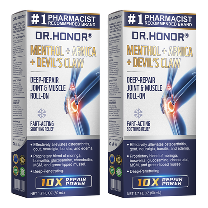 𝐃𝐑.𝐇𝐎𝐍𝐎𝐑® 𝗠𝗲𝗻𝘁𝗵𝗼𝗹 · 𝗔𝗿𝗻𝗶𝗰𝗮 × 𝗗𝗲𝘃𝗶𝗹’𝘀 𝗖𝗹𝗮𝘄 10-𝐢𝐧-𝟏 𝐀𝐝𝐯𝐚𝐧𝐜𝐞𝐝 𝐉𝐨𝐢𝐧𝐭 & 𝐌𝐮𝐬𝐜𝐥𝐞 𝐑𝐞𝐩𝐚𝐢𝐫 𝐑𝐨𝐥𝐥-𝐎𝐧 (𝐅𝐚𝐬𝐭-𝐀𝐜𝐭𝐢𝐧𝐠 𝐒𝐨𝐨𝐭𝐡𝐢𝐧𝐠 𝐑𝐞𝐥𝐢𝐞𝐟) | 𝐅𝐨𝐫 𝐎𝐬𝐭𝐞𝐨𝐚𝐫𝐭𝐡𝐫𝐢𝐭𝐢𝐬, 𝐆𝐨𝐮𝐭, 𝐍𝐞𝐮𝐫𝐚𝐥𝐠𝐢𝐚, 𝐁𝐮𝐫𝐬𝐢𝐭𝐢𝐬, 𝐒𝐰𝐞𝐥𝐥𝐢𝐧𝐠 & 𝐄𝐝𝐞𝐦𝐚 | 𝐅𝐚𝐬𝐭-𝐀𝐛𝐬𝐨𝐫𝐛𝐢𝐧𝐠, 𝐍𝐨𝐧-𝐆𝐫𝐞𝐚𝐬𝐲, 𝐍𝐨-𝐌𝐞𝐬𝐬, 𝐓𝐚𝐫𝐠𝐞𝐭𝐞𝐝 𝐀𝐩𝐩𝐥𝐢𝐜𝐚𝐭𝐢𝐨𝐧