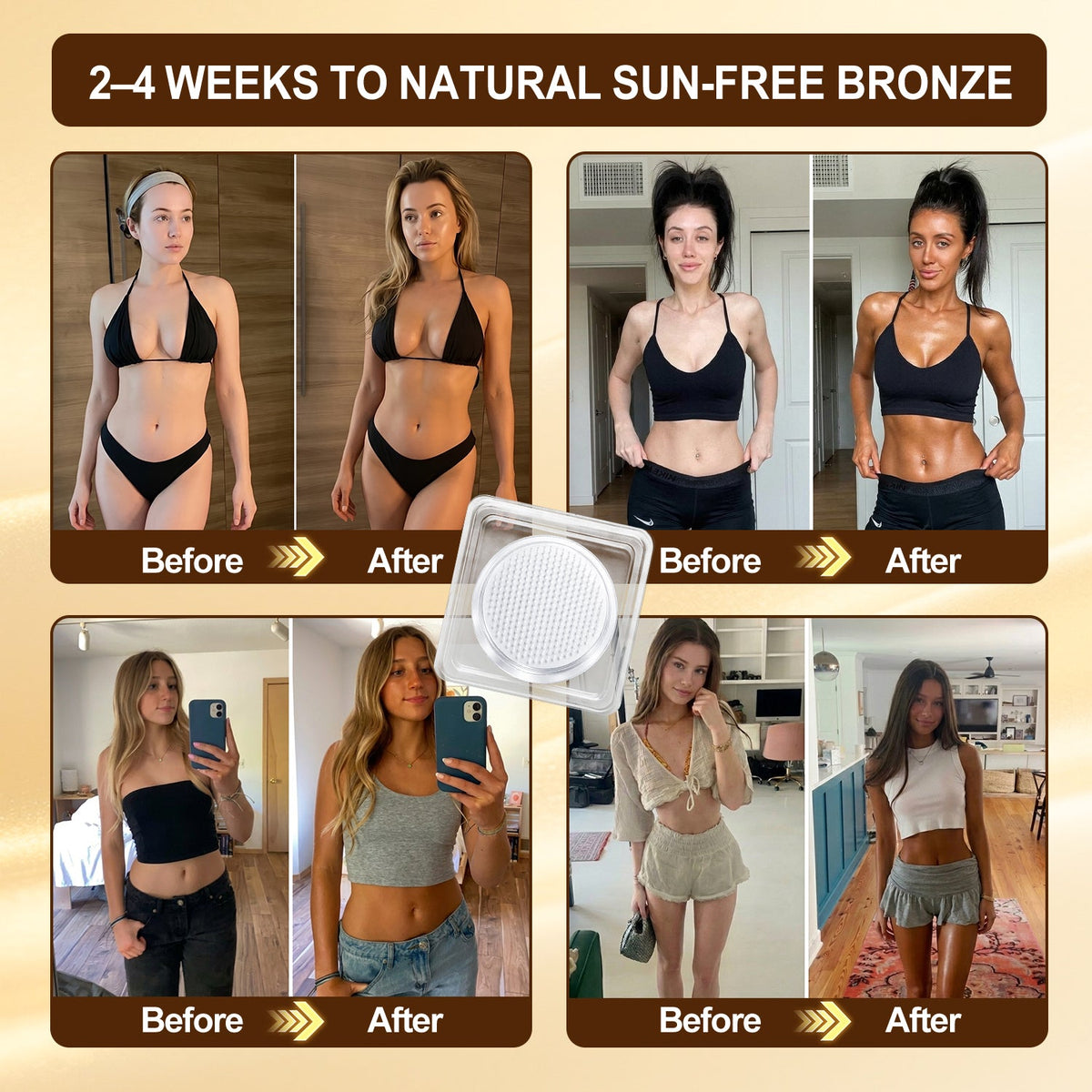 ☀️ Hiskin® Sunless Bronze Tanning Microneedle Patch | One Patch Daily · Gradual Bronze Glow Over 2–4 Weeks ✅ No UV, No Orange, No Streaks, No DHA, No Mess.