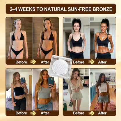 ☀️ Hiskin® Sunless Bronze Tanning Microneedle Patch | One Patch Daily · Gradual Bronze Glow Over 2–4 Weeks ✅ No UV, No Orange, No Streaks, No DHA, No Mess.