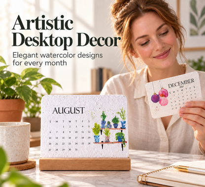 🌱Eco-Friendly Plantable “Timeless” Seed Calendar 2027