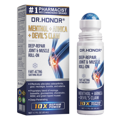 𝐃𝐑.𝐇𝐎𝐍𝐎𝐑® 𝗠𝗲𝗻𝘁𝗵𝗼𝗹 · 𝗔𝗿𝗻𝗶𝗰𝗮 × 𝗗𝗲𝘃𝗶𝗹’𝘀 𝗖𝗹𝗮𝘄 10-𝐢𝐧-𝟏 𝐀𝐝𝐯𝐚𝐧𝐜𝐞𝐝 𝐉𝐨𝐢𝐧𝐭 & 𝐌𝐮𝐬𝐜𝐥𝐞 𝐑𝐞𝐩𝐚𝐢𝐫 𝐑𝐨𝐥𝐥-𝐎𝐧 (𝐅𝐚𝐬𝐭-𝐀𝐜𝐭𝐢𝐧𝐠 𝐒𝐨𝐨𝐭𝐡𝐢𝐧𝐠 𝐑𝐞𝐥𝐢𝐞𝐟) | 𝐅𝐨𝐫 𝐎𝐬𝐭𝐞𝐨𝐚𝐫𝐭𝐡𝐫𝐢𝐭𝐢𝐬, 𝐆𝐨𝐮𝐭, 𝐍𝐞𝐮𝐫𝐚𝐥𝐠𝐢𝐚, 𝐁𝐮𝐫𝐬𝐢𝐭𝐢𝐬, 𝐒𝐰𝐞𝐥𝐥𝐢𝐧𝐠 & 𝐄𝐝𝐞𝐦𝐚 | 𝐅𝐚𝐬𝐭-𝐀𝐛𝐬𝐨𝐫𝐛𝐢𝐧𝐠, 𝐍𝐨𝐧-𝐆𝐫𝐞𝐚𝐬𝐲, 𝐍𝐨-𝐌𝐞𝐬𝐬, 𝐓𝐚𝐫𝐠𝐞𝐭𝐞𝐝 𝐀𝐩𝐩𝐥𝐢𝐜𝐚𝐭𝐢𝐨𝐧