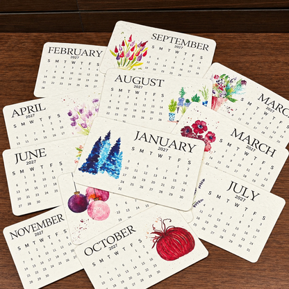 🌱Eco-Friendly Plantable “Timeless” Seed Calendar 2027
