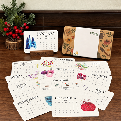 🌱Eco-Friendly Plantable “Timeless” Seed Calendar 2027