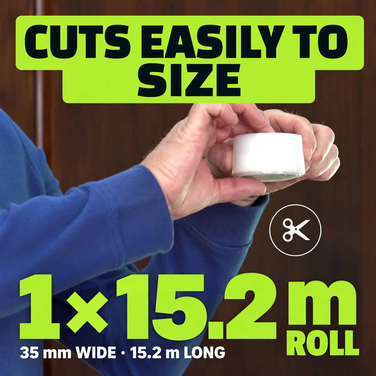 DOTALE clear draught seal tape roll that can be cut to size