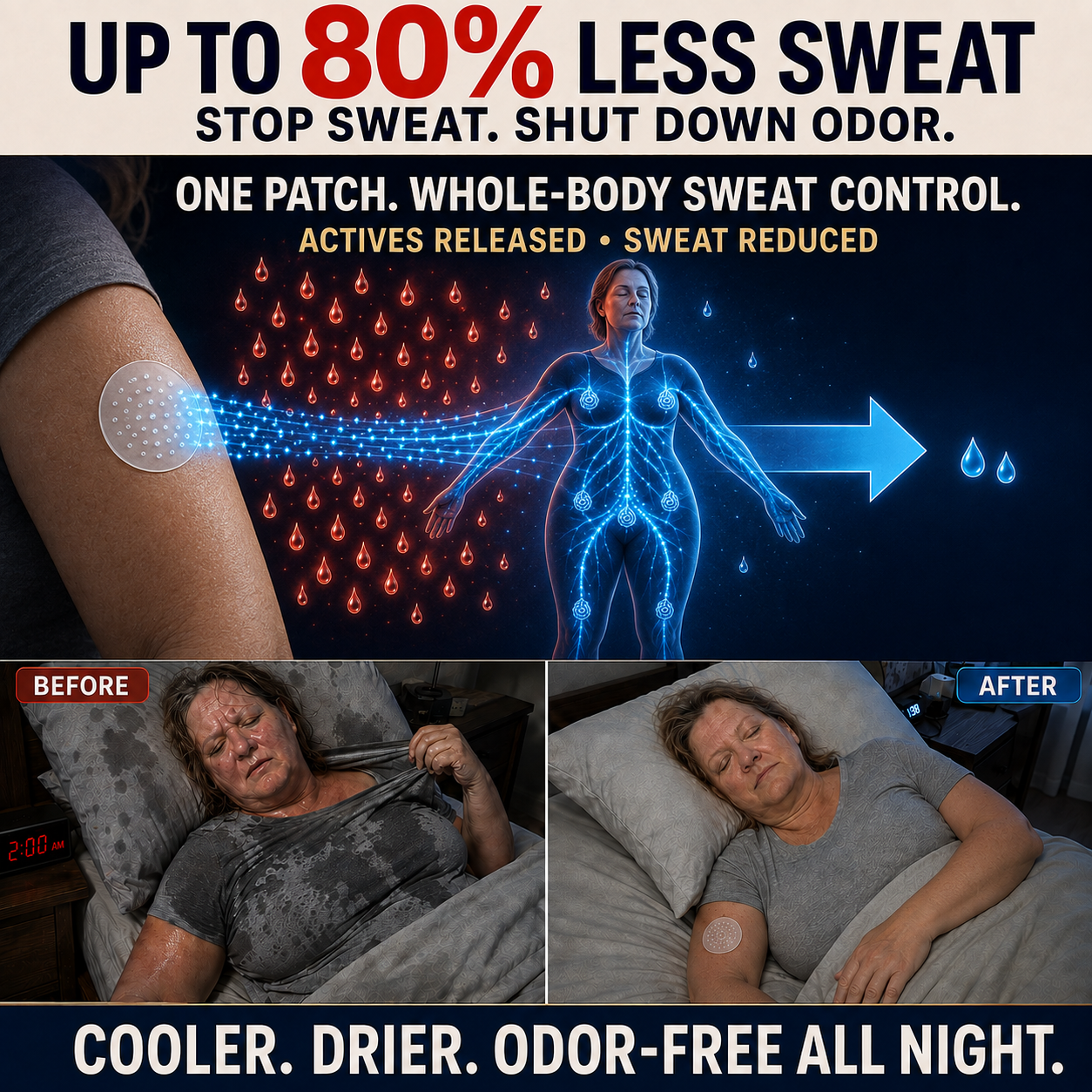 HISKIN® Body Fold Rescue — Whole-Body Micro-Point Patch