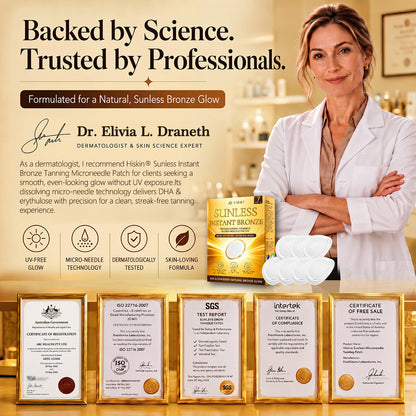 Hiskin® Sunless Bronze Patches