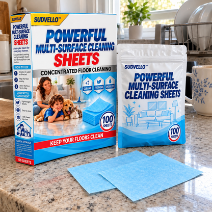 🔥SUDVELLO™ Powerful Multi-Surface Cleaning Sheets — For Tough Stains, Stubborn Dirt & Pet Urine Odors