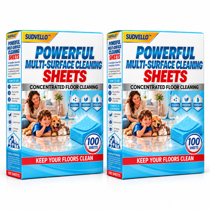 🔥SUDVELLO™ Powerful Multi-Surface Cleaning Sheets — For Tough Stains, Stubborn Dirt & Pet Urine Odors