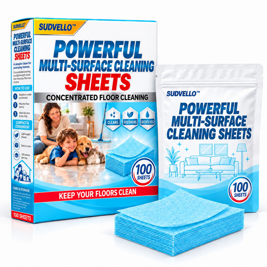 🔥SUDVELLO™ Powerful Multi-Surface Cleaning Sheets — For Tough Stains, Stubborn Dirt & Pet Urine Odors