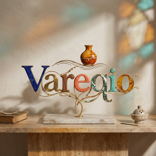 Vareqio™ Aurelia Artisan Wordmark Sculpture