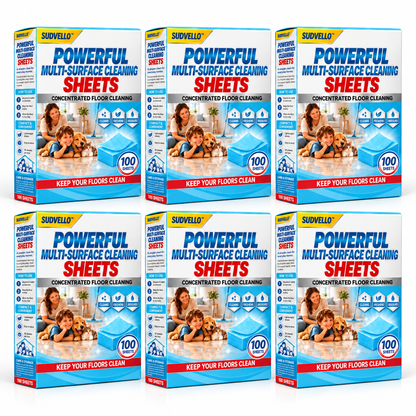 🔥SUDVELLO™ Powerful Multi-Surface Cleaning Sheets — For Tough Stains, Stubborn Dirt & Pet Urine Odors